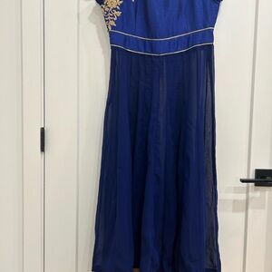 Cobalt Blue Indian Outfit (3pc)